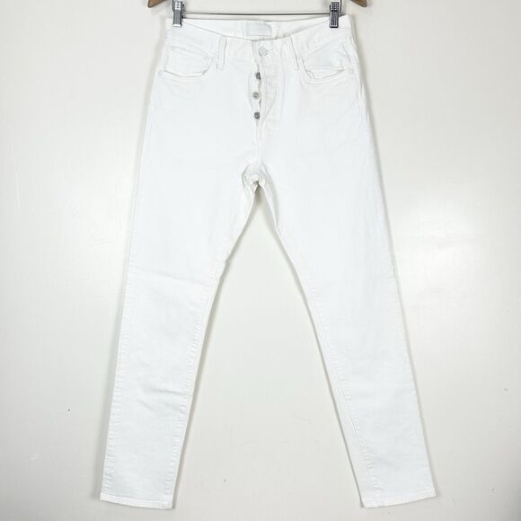 Mother Mens MR Tooth and Nail The Highball Jeans Straight Leg White Size 29X31 - Picture 1 of 13